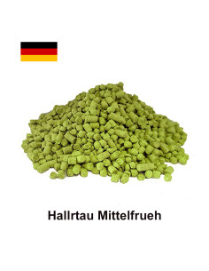 Хміль Халлертау Міттельфрю (Hallrtau Mittelfrueh), α-4, 4%