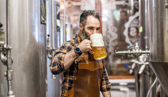beer fermentation process У цей момент зброжене сусло, відоме як 