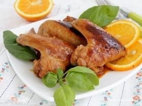 Помаранчева заправка курячих крильців